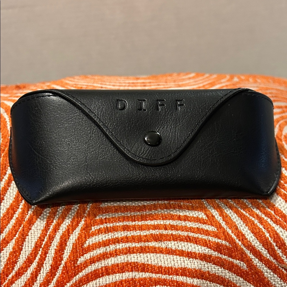 DIFF Black Sunglasses Case